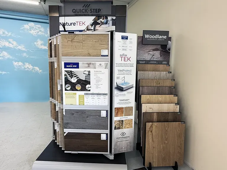 Quick Step Hardwood Flooring Display Rack
