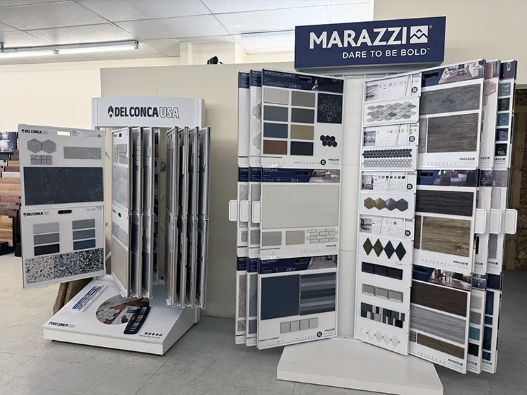 Delcon USA and Marazzi Flooring Displays