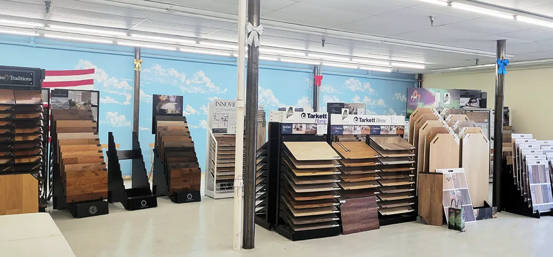 Hardwood Flooring Display Racks